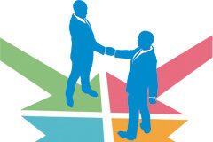 Los pactos entre socios en las startups Todos los caminos conducen a la oferta ya la gente de negocios se reúnen para ponerse de acuerdo