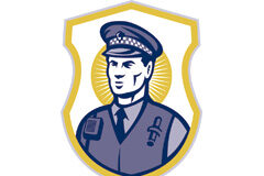 EUROPOL Y AMERIPOL ¿Coordinadores de policías o policías autónomas? Dibujo de un policía