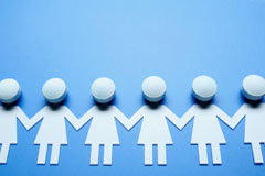 Concursos en las redes de franquicias: una cuestión polémica a resolver Recortable de una figura de niña