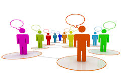 La suplantación de identidad en las Redes Sociales, a la orden del día Muñecos representando redes sociales