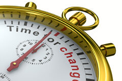 La calificación del concurso en la reforma de la Ley Concursal Un reloj donde aparece escrito 'time for change'