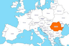 Rumanía inauguró en enero una incierta presidencia semestral de la UE en una coyuntura de importantes desafíos Mapa Rumanía