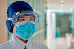 Protección de datos y COVID-19 Una sanitaria con medidas de protección