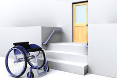 Eliminacion de barreras arquitectonicas silla de ruedas y escaleras