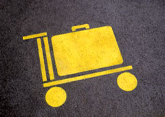 Símbolo para carros de equipaje
