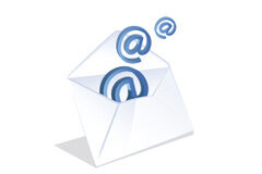 La notificación de diligencia de embargo Saliendo varias @ de un sobre