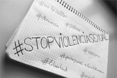 La víctima de delitos sexuales en el proceso penal Palabras escritas en un cuaderno