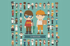 La ultraactividad y la contractualización de las condiciones de trabajo: pronunciamientos más recientes Dibujo de muñequitos con diferentes profesiones