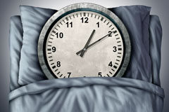 Los riesgos especiales y el trabajo nocturno. Ultima modificacion normativa y una recomendación para optimizar horarios Un reloj dentro de la cama