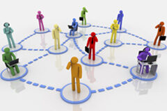 ¿Cómo afecta la Ley de Garantía de Unidad de Mercado a las ETT? Muñecos que representan diferentes oficios en círculos unidos