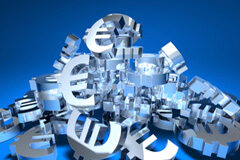 El pago en los contratos públicos. Los abonos parciales: autonomía o dependencia del pago Logos de euro formando un montón