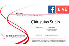 Situación actual respecto la devolución de cantidades y posibles efectos de la Sentencia del Tribunal de Justicia I Webinar Sanahuja Miranda sobre Cláusulas Suelo